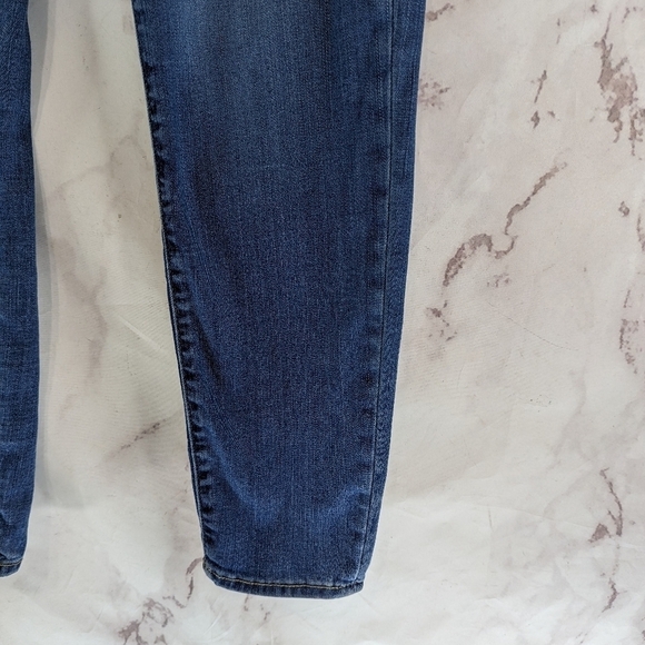 American Eagle Jeans Women 12 Regular High Rise Jegging Skinny Whiskering Medium - Picture 4 of 10
